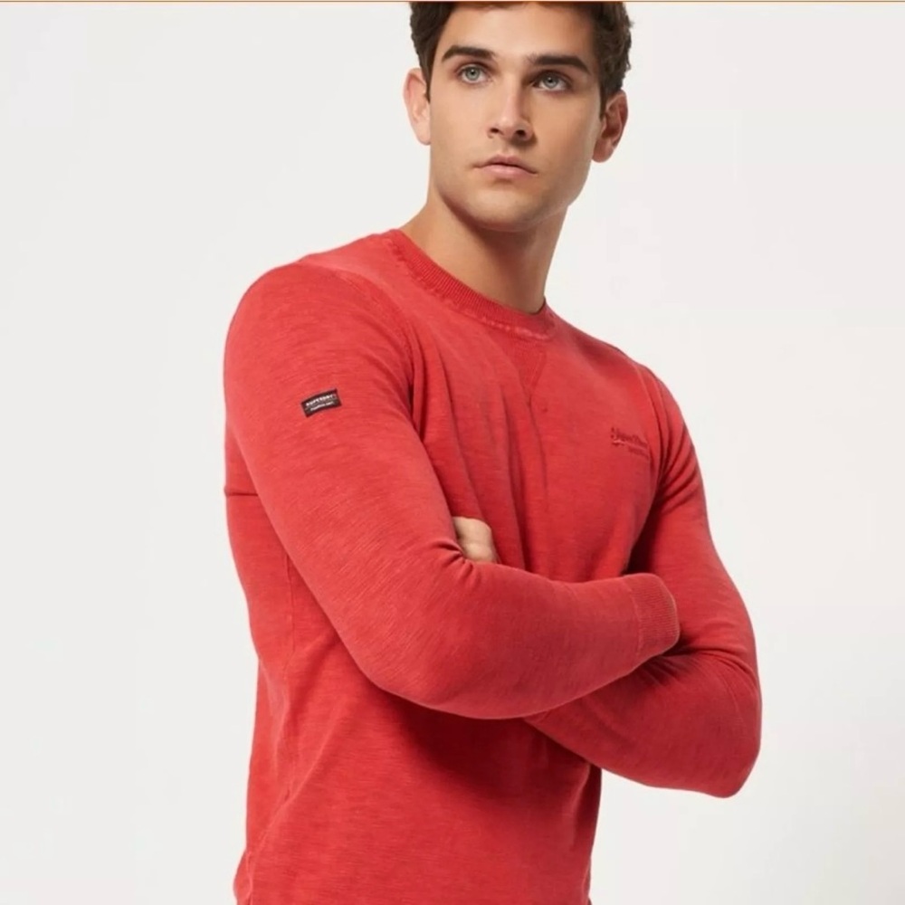 Superdry Garment Dyed L.A Crew Neck Sweater
